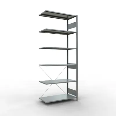 Produktbild von Stecksystem Anbauregal - 2500x1000x 500 mm, Typ  85 kg