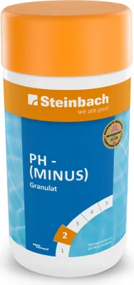 Produktbild von Steinbach | Poolpflege pH-(minus) Granulat | 1,5 kg | zur optimalen pH-Wert-Einstellung | effiziente Wasserpflege | einfache Anwendung