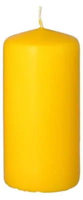 Immagine prodotto di Candela a colonna Ø 50 mm - 100 mm giallo oro