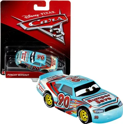 Produktbild von Mattel Disney Pixar Cars 3 Charakter Spielzeugautos (Motivauswahl) Ponchy Wipeout