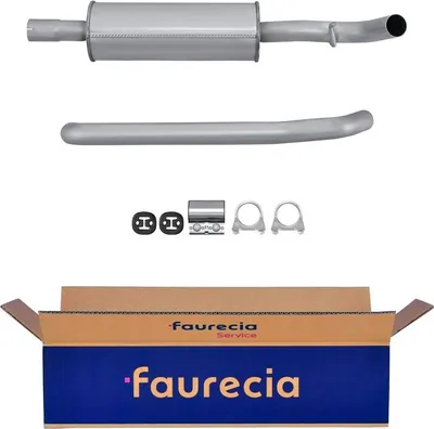 Produktbild von HELLA 8LC 366 026-261 Mittelschalldämpfer Schalldämpfer für VW TOURAN (1T1, 1T2) TOURAN (1T3)