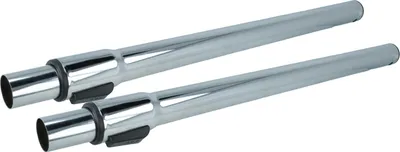 Produktbild von vhbw 2x Staubsaugerohr kompatibel mit Miele Staubsauger - 32mm Anschluss, 58 - 96cm verchromt