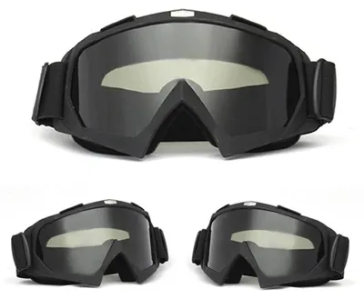 Zdjęcie produktu dla Gogle motocyklowe, crossowe, snowboard, enduro czarne ROXAR