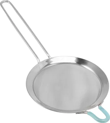 Obrázek produktu pro Praktické nerezové síto na mouku s 60 oky a dlouhou rukojetí (14 cm/5,5 palce) do kuchyně