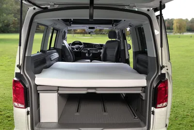 Produktbild von Spannbettlaken VW Faltbett T5/T6/T6.1 California Beach weiß
