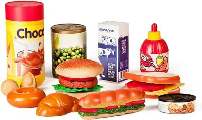 Obrázek produktu pro Balené potraviny Miniland 12 kusů Pestrobarevné Pestrobarevné Jedna velikost
