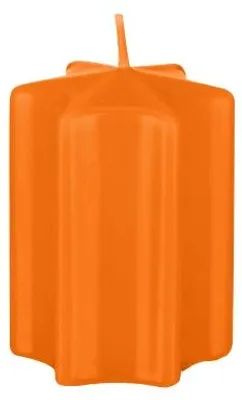 Produktbild von Sternkerzen Mandarin Orange 8 x Ø 6 cm, 8 Stück