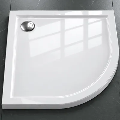 Produktbild von Mai & Mai Duschwanne Duschtasse Faro in weiß, Form: Viertelkreis, BTH: 100x100x4cm