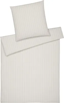 Produktbild von elegante Halbleinen-Bettwäsche-Garnitur Humble Farbe Sand Größe 135x200+80x80