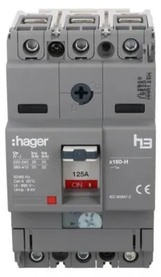 Obrázok produktu pre Hager HHA125H, 75 mm, 68 mm, 130 mm