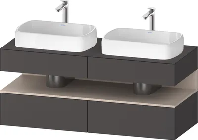 Produktbild von DURAVIT QA4767091490000 QTG KWTU WH Ek. 1400x550x600 Gt Mt. H