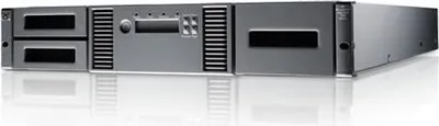 Produktbild von Hewlett Packard Enterprise MSL4048 2 LTO-4 Ultrium 1760 SAS Tape Library, Serial Attached SCSI (SAS), LTO-4, 2:1, 256-bit AES, 4U, 480 x 806 x 175 mm