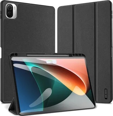 Produktbild von Dux Ducis Hartschale mit Smart Sleep und integrierter Standfunktion Etui Schutz Hülle Tasche Cover kompatibel mit XIAOMI MI PAD 5 PRO, schwarz
