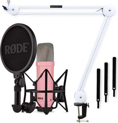 Obrázek produktu pro Rode NT1 Signature Pink Mikrofon s kloubovým ramenem Bílý