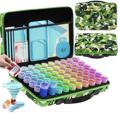 Image de Kit de peinture au diamant, 60 pièces, pour photos et projets de bricolage