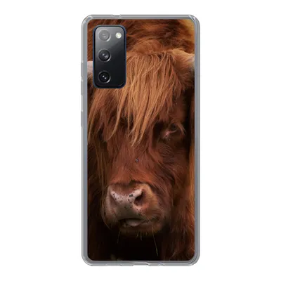 Produktbild von MuchoWow® Handyhülle Schutzhülle Hülle für Samsung Galaxy S20 FE Schottischer Highlander - Orange - Tiere Silikon Softcase Handy Hülle - Abdeckung