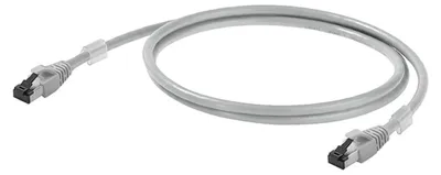 Immagine prodotto di Weidmüller 1165940030 RJ45 Network cable, patch cable CAT 6A S/FTP 3.00 m Grey UL-approved 1 pc(s)