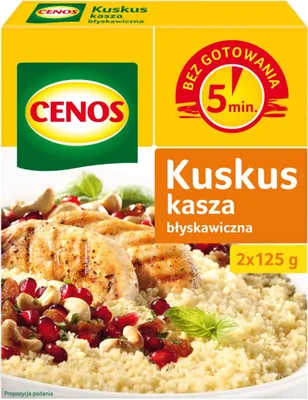 Zdjęcie produktu dla Cenos Kuskus Kasza Błyskawiczna 250 G (2 Torebki)