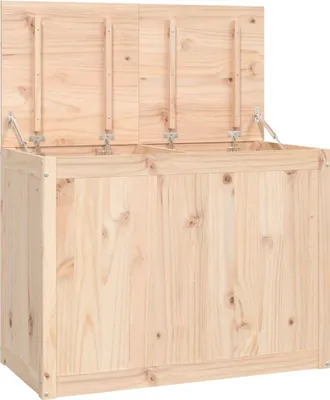 Produktbild von vidaXL Wäschetruhe 88,5x44x66 cm Massivholz Kiefer