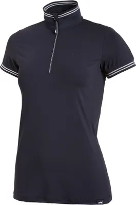 Immagine prodotto di Schockemöhle Phillis notte blu scuro con strass camicia da allenamento funzionale da donna, taglia:XL