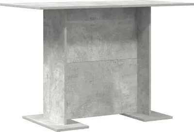 Produktbild von Eleganten-Stil Esstisch 1 PC - küchentisch für 4 Personen, Beton Grau 110x60x75 cm Holzwerkstoff - Esstische - Möbel26