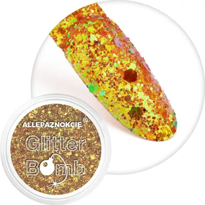 Obrázok produktu pre Glitter Bomb Effect Nail Powder Allepaznokcie No. 01