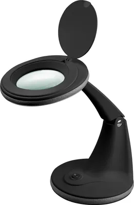 Produktbild von LED-Stand-Lupenleuchte, 6 W, schwarz