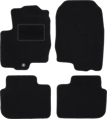 Produktbild von Schwarze Veloursmatten für: Mitsubishi Colt VI Z30 Fließheck (2004-2008)