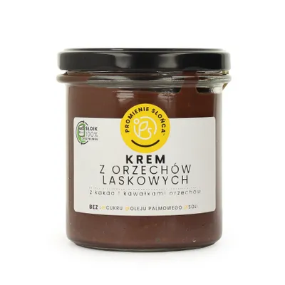Zdjęcie produktu dla Krem Czekoladowy z Orzechów Laskowych Crunch 300 g
