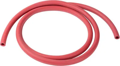 Produktbild von Schlauch für Wein 12/8 mm, 150 cm, Vollgummi, rot, lebensmittelecht