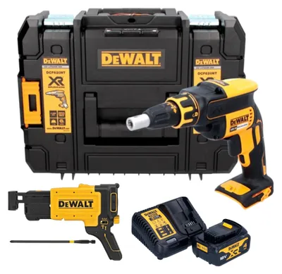 Image de DeWalt DCF 620 M1T Visseuse pour cloisons sèches sans fil 18 V 30 Nm Brushless + 1x batterie 4,0 Ah + chargeur + TSTAK