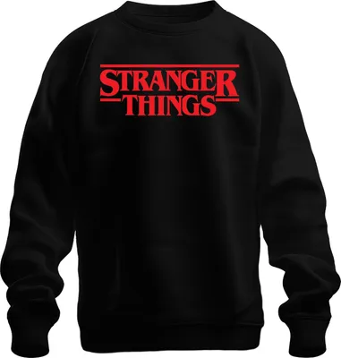 Produktbild von Stranger Fan Geschenk Hawkins Upside Down Retro 80er Serienfan Uni Sweatshirt Pullover, Schwarz, S