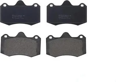 Produktbild von Bremsbelagsatz Scheibenbremse 17 mm BREMBO für u.a. SEAT IBIZA