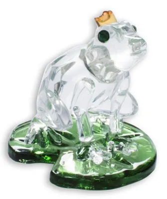 Image de Une grenouille en cristal.