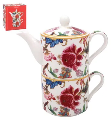 Teekanne mit Tasse, Keramik, Anthina, für eine Person, spülmaschinengeeignet