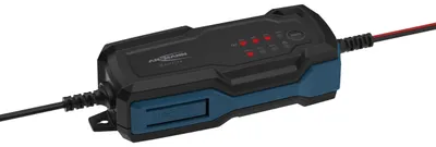 Produktbild von Ansmann BC 6-12V/2A 8-Stufen Kfz-Ladegerät für 6V und 12V Blei-Säure-, Blei-Gel- und Blei-Vlies-Batterien, sowie 12V LiFePO4 Batterien