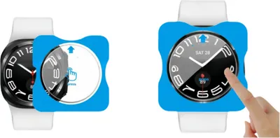 Image de INF Protecteur d'écran en verre trempé pour Samsung Galaxy Watch (paquet de 2) Montre Samsung Galaxy Watch 7 40 mm