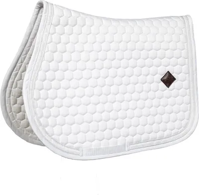Produktbild von Kentucky Horsewear Saddle Pad Glitter Band Jumping, Farbe:White/White, Größe:Full