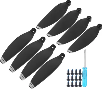 Obrázek produktu pro Vrtule Leichte Gewicht Flügel Klinge Drohnen Ersatzzubehör für Mavic Miniblack mit Silberkante geeignet