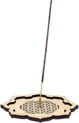 Immagine prodotto di Portaincenso Fiore Della Vita --set Da 2 Pezzi - 15cm