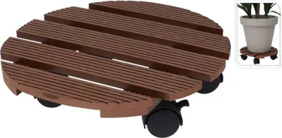 Produktbild von ProGarden Pflanzenroller Rund 29 cm Braun