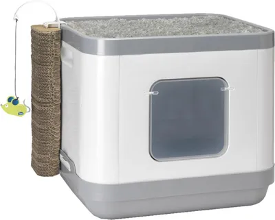 Productafbeelding van Moderna Kunststoff Katzentoilette/Schlafkorb Cat Concept grau Moderna Gebr. de Boon