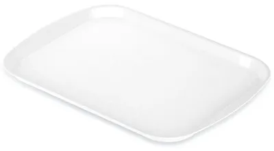 Obrázok produktu pre Servírovací podnos – plastový podnos – 43,5 x 31,5 cm – biela farba
