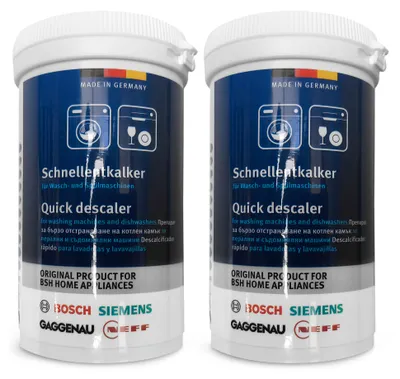 Produktbild von Bosch 00312340 Schnellentkalker 2x für Waschmaschine Geschirrspüler