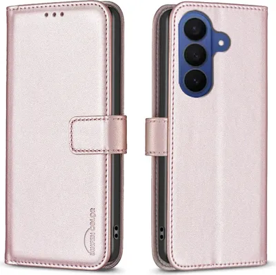 Produktbild von Samsung Galaxy A57 Hülle - BINFEN Klapphülle - Roségold