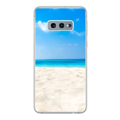 Produktbild von MuchoWow® Handyhülle Schutzhülle Hülle für Samsung Galaxy S10e Strand - Meer - Sand Silikon Softcase Handy Hülle - Handy
