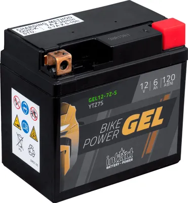 Produktbild von intAct Batterie YTZ7S/YTZ6S 12V 6Ah - Wartungsfrei, Auslaufsicher, Rüttelfest