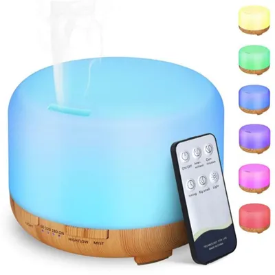 Produktbild von Ultraschall 500ML Luftbefeuchter Aroma Diffuser Diffusor Humidifier 7 LED Licht