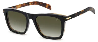 Image de Lunettes de soleil pour homme David Beckham DB 7000/S Noir, havane et doré 53/20/145
