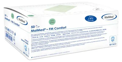 Produktbild von MaiMed FM Comfort Mundschutz - Ohrschlaufen - 1000 Masken - grün